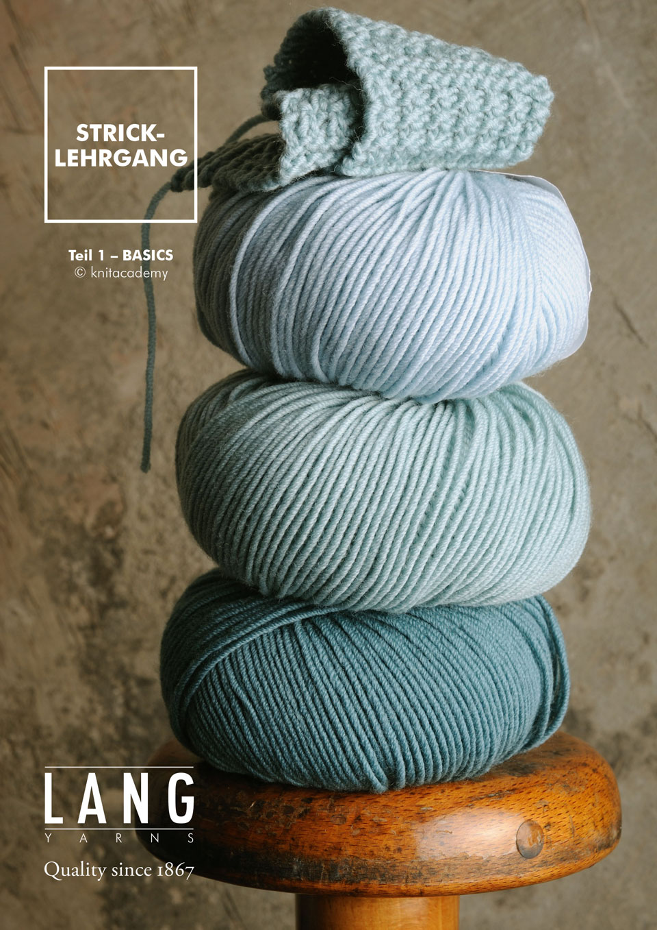 LANGYARNS Bücher Stricklehrgang Teil 1 Basics von Langyarns